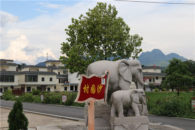 沙园村一景。（清远日报 特约通讯员张丽思 摄）.JPG