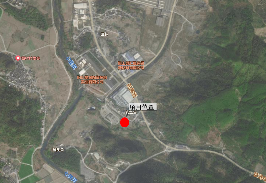 阳山县产业园污水处理厂项目位置（标点.jpg