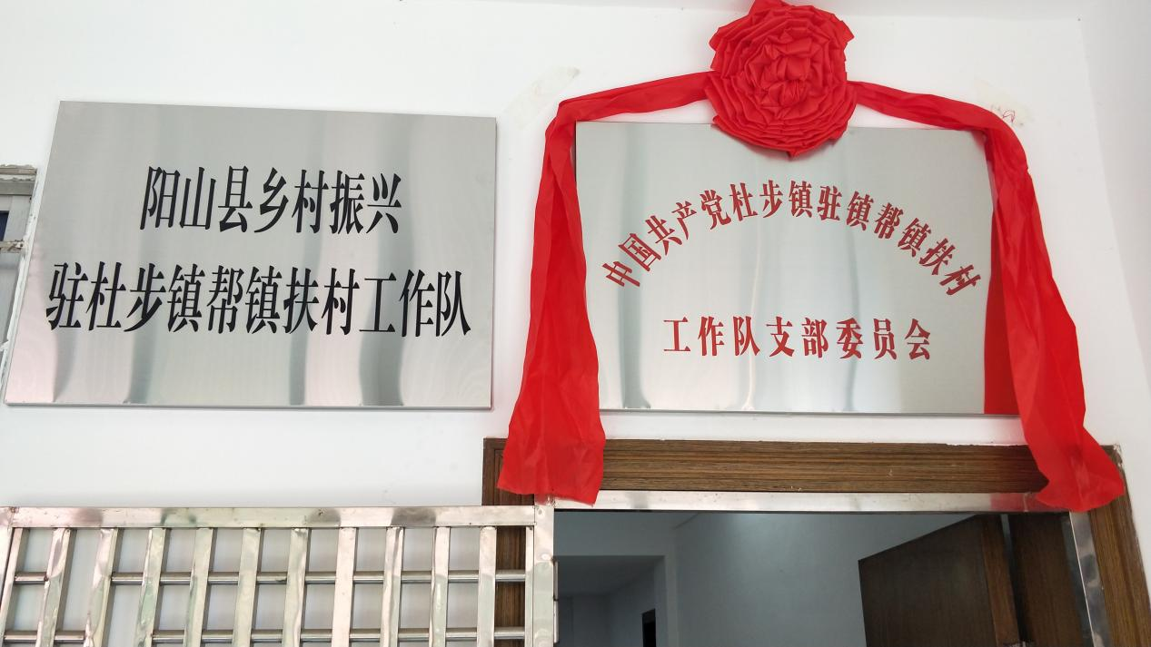 阳山首个!杜步镇成立驻镇帮镇扶村工作队党支部